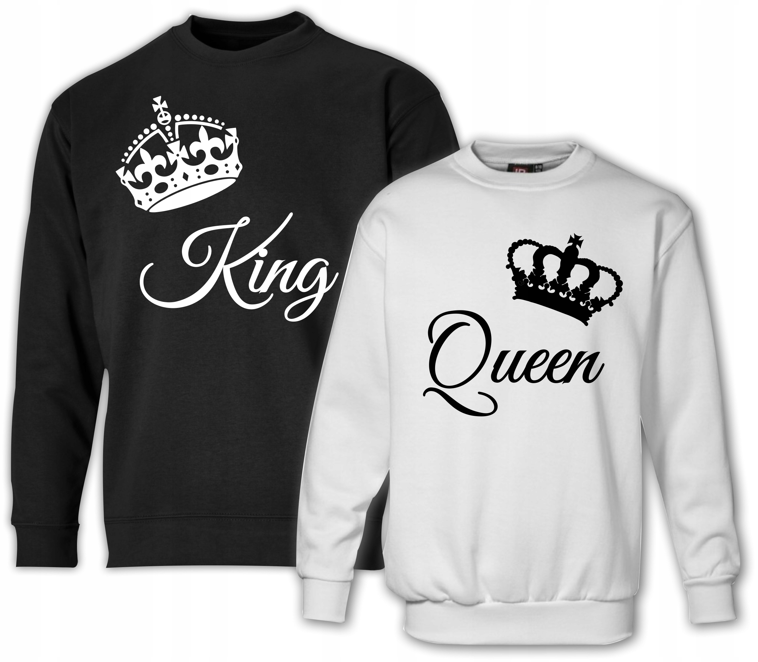 

Bluzy Dla Pary Zakochanych King Queen Walentynki