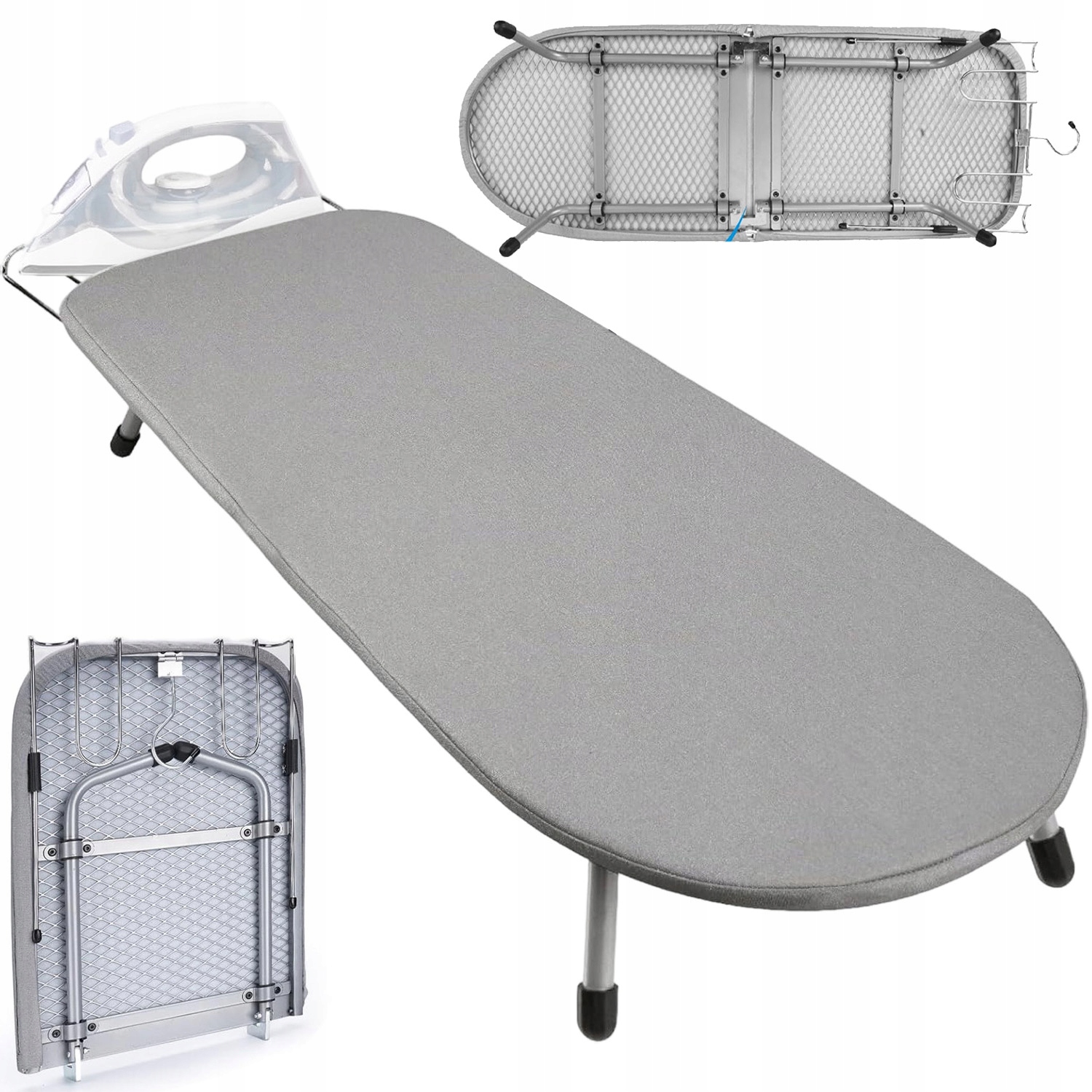 Levně Žehlicí Prkno Standardní Kompaktní A Přenosné 83X31X15 CM