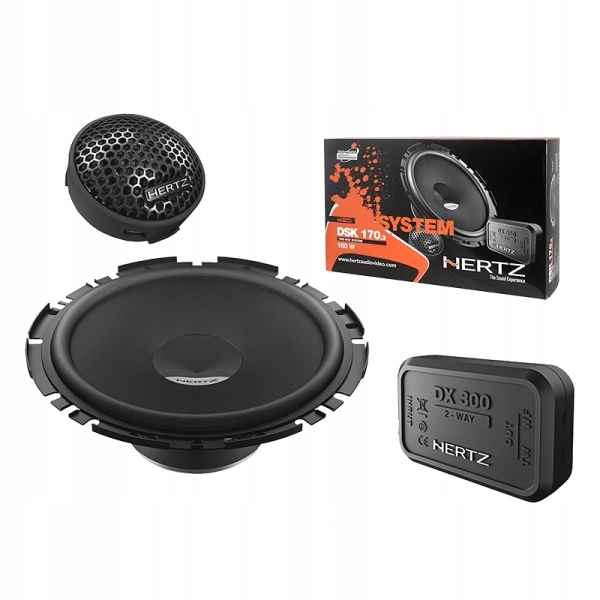HERTZ DSK 170.3 PŁASKIE 45mm GŁOŚNIKI SAMOCHODOWE