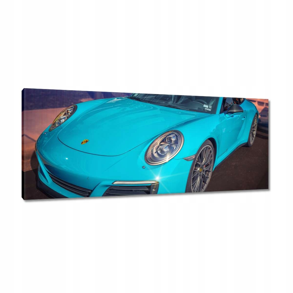 Obrazy 100x40 Tyrkysové Porsche Tyrkysové