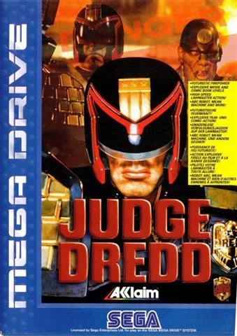 Judge Dredd - SEGA MEGA DRIVE SMD PAL PUDEŁKO