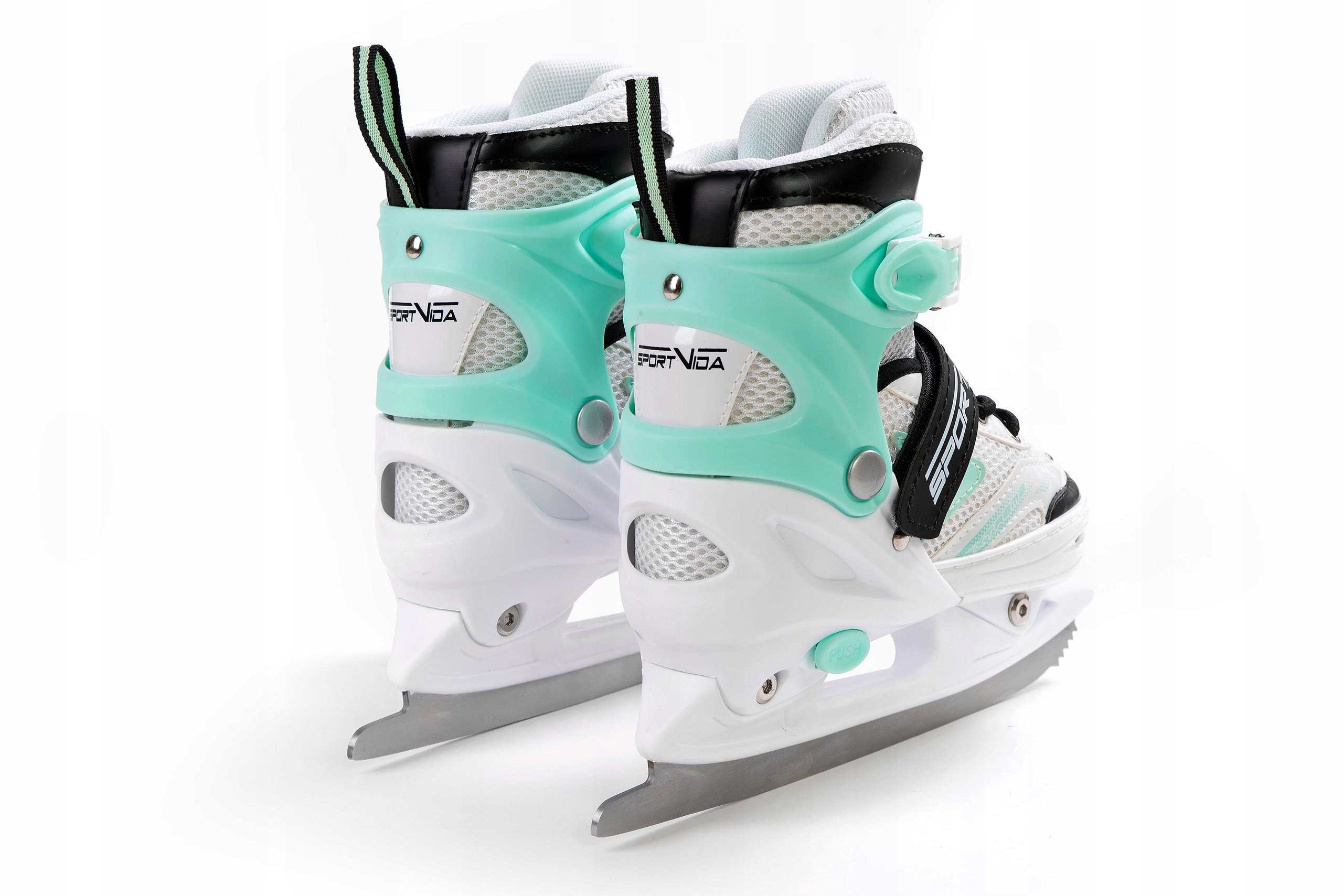 ŁYŻWOROLKI 4w1 ROLKI WROTKI ŁYŻWY REGULOWANE 35-38 Materiał kół PU