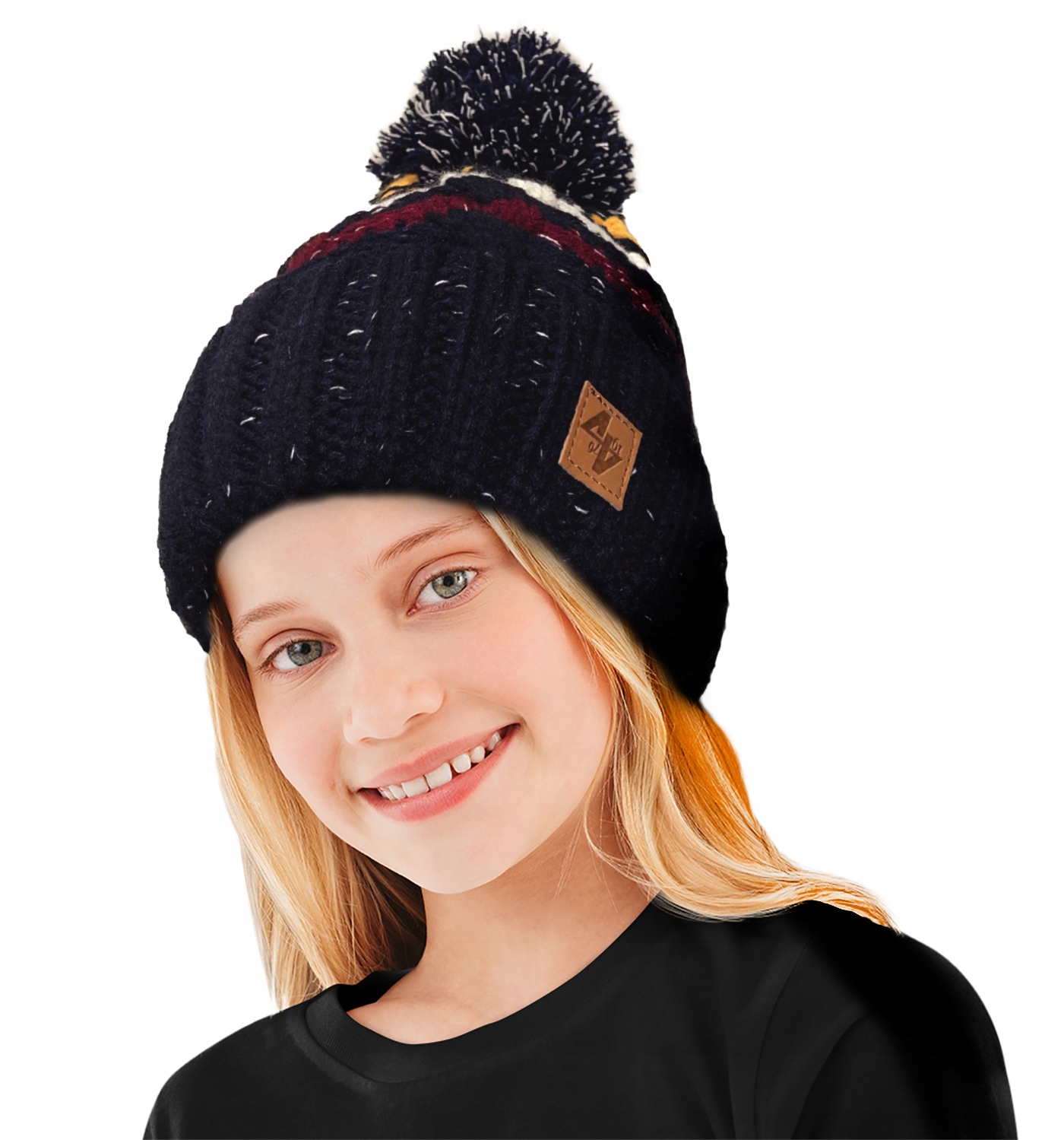 

Zimowa Czapka Dla Dzieci Unisex Ciepła z Polarem