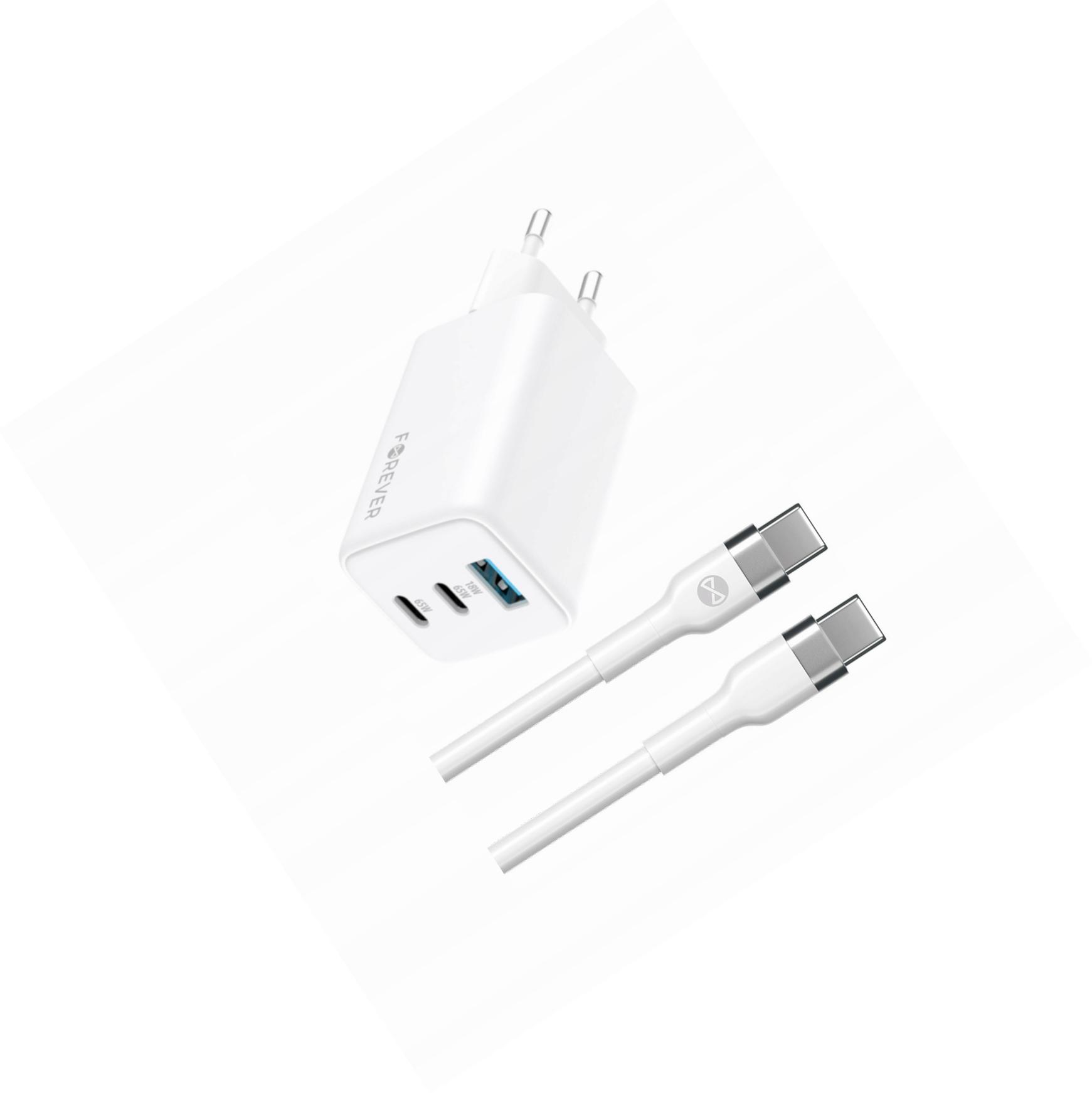 Szybka ładowarka GaN 65W z długim kablem 2m do Samsung Galaxy S24 Ultra