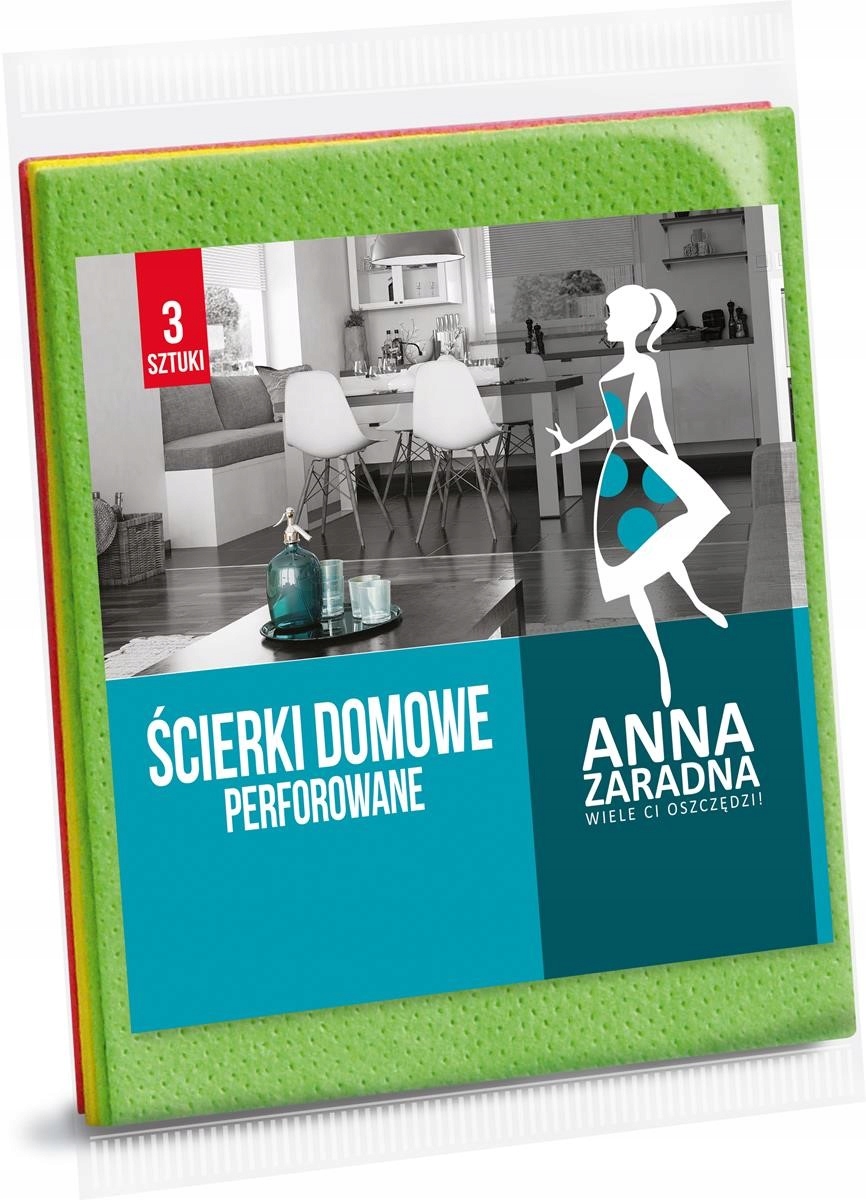 

Ścierki domowe perforowane 3szt Anna Zaradna