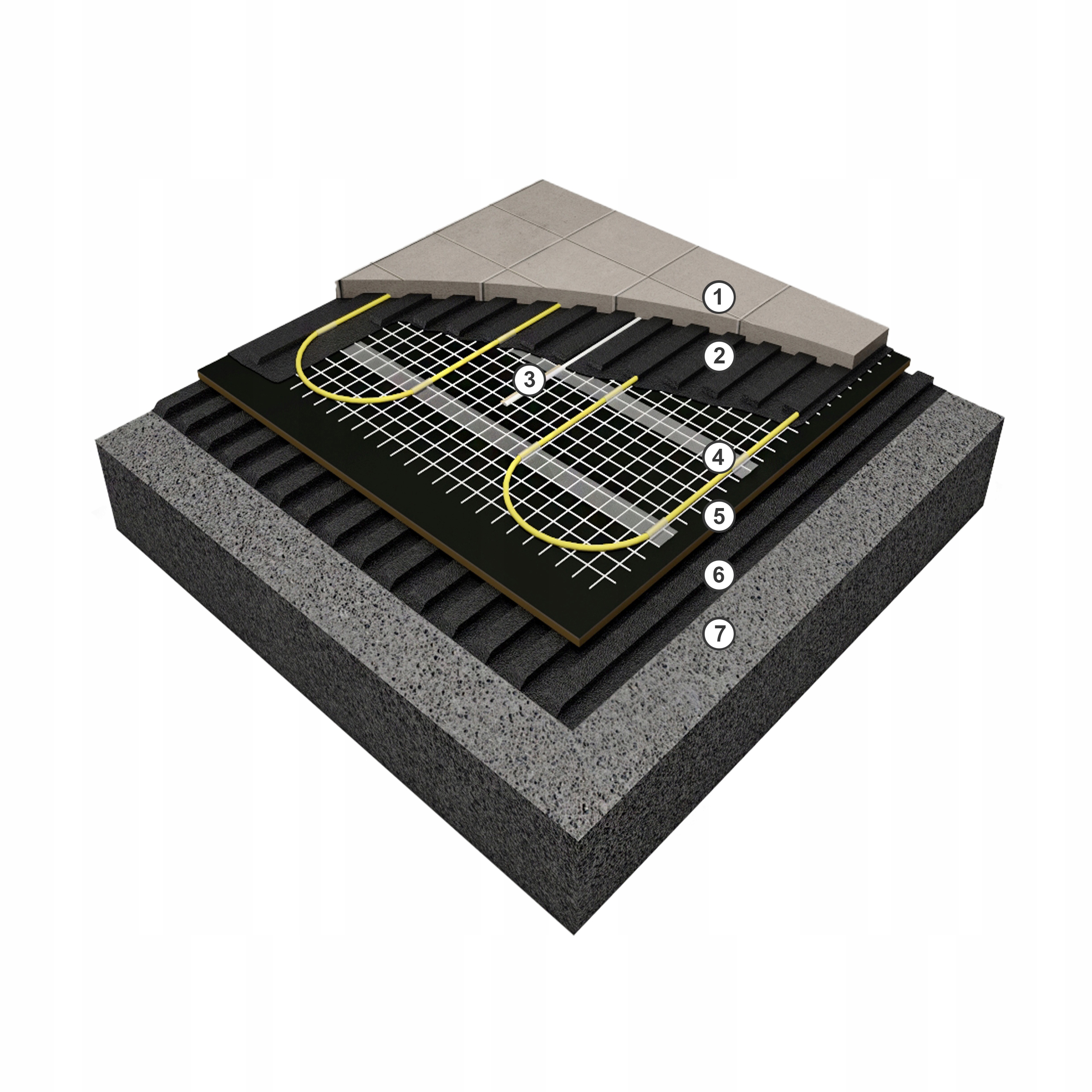 Mata grzejna grzewcza Thermoval TV pod płytki2,5m2 Marka Thermoval
