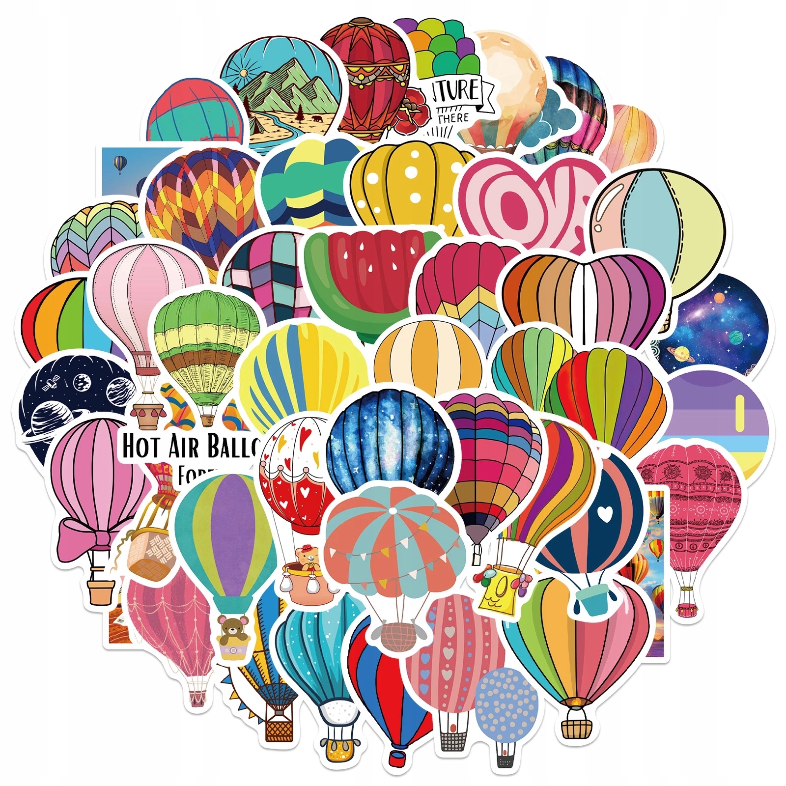 

Naklejki Na Samochód Stickerbomb MIX Balony 50 szt