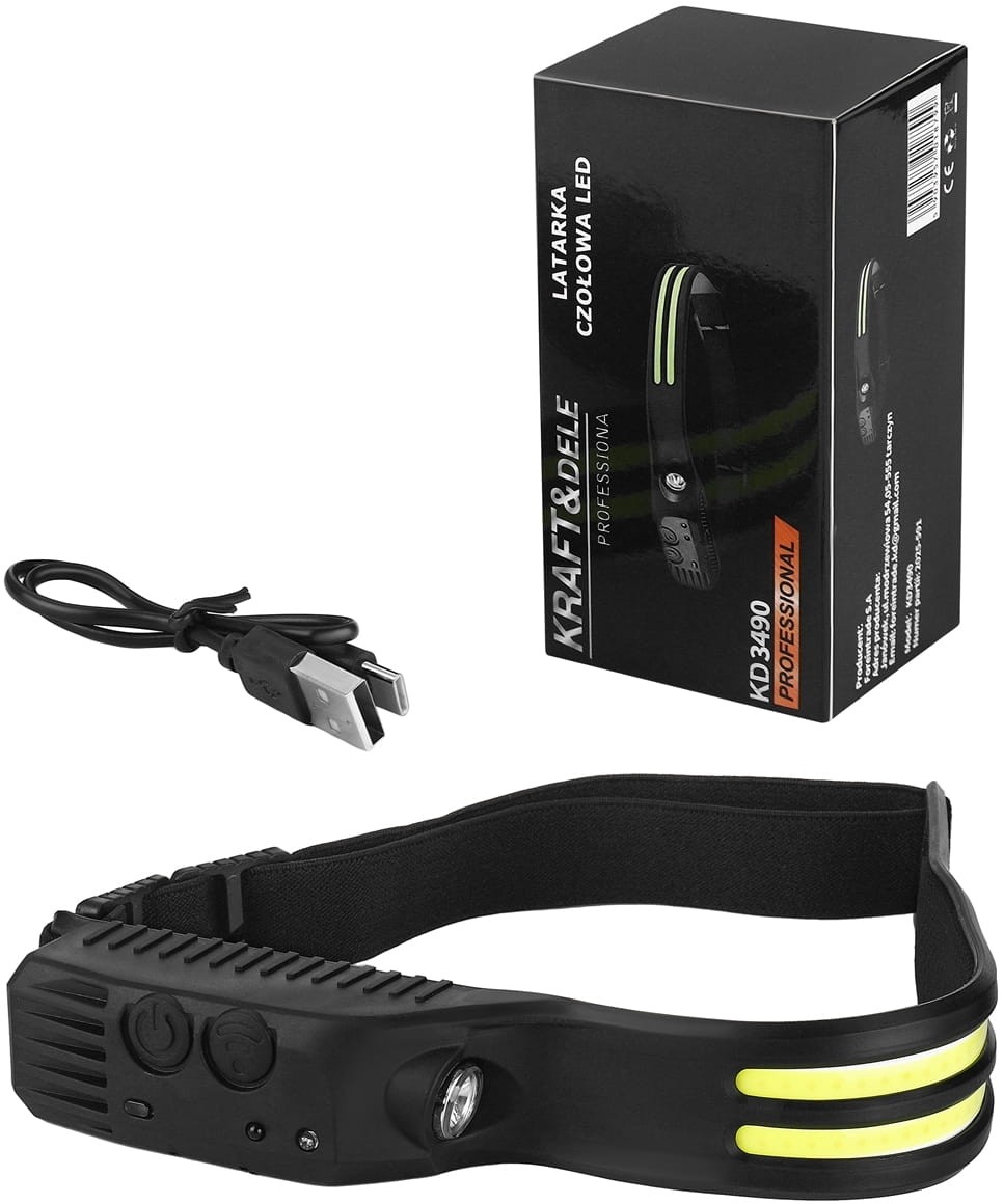Latarka Led Czołowa KD3490