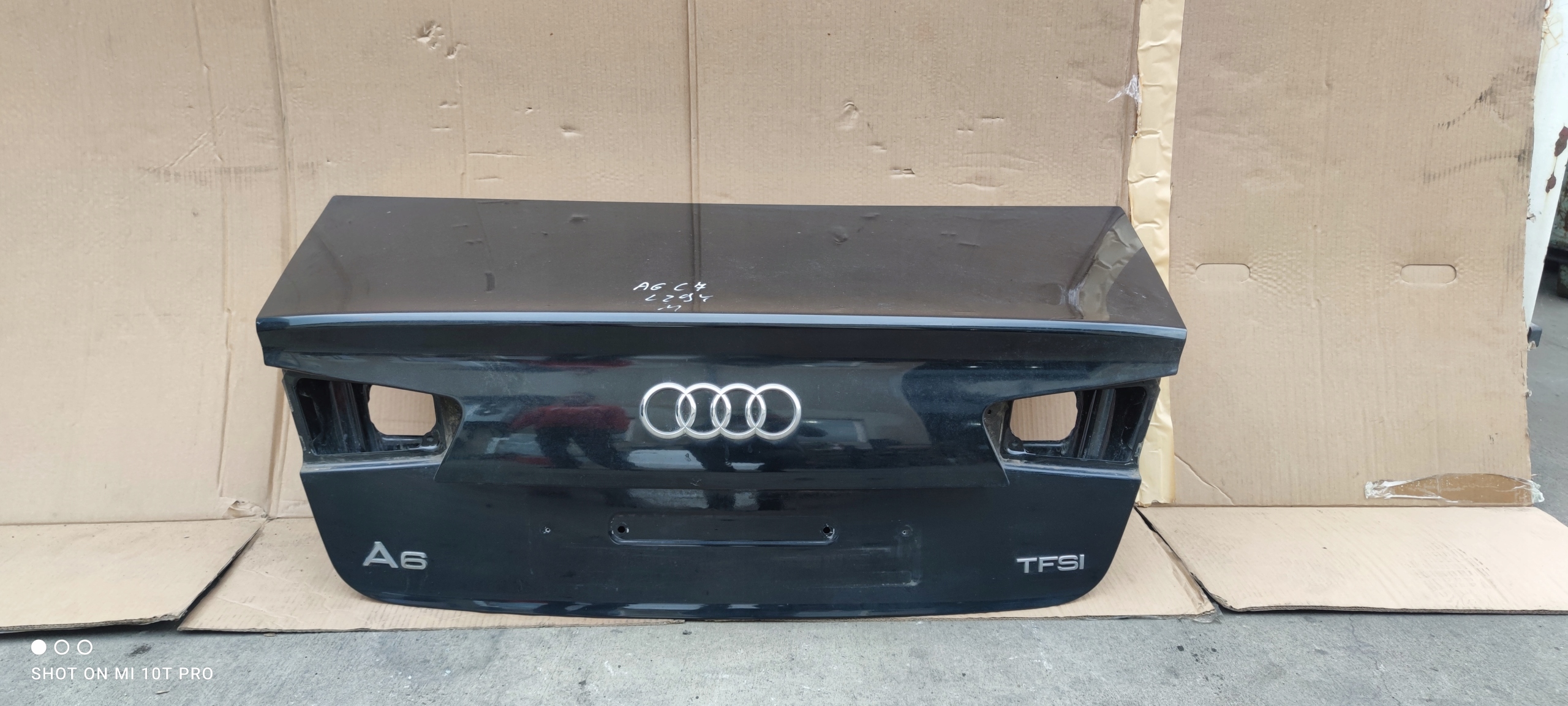 boot doors rear part AUDI A6 C7 sedan LZ9Y
