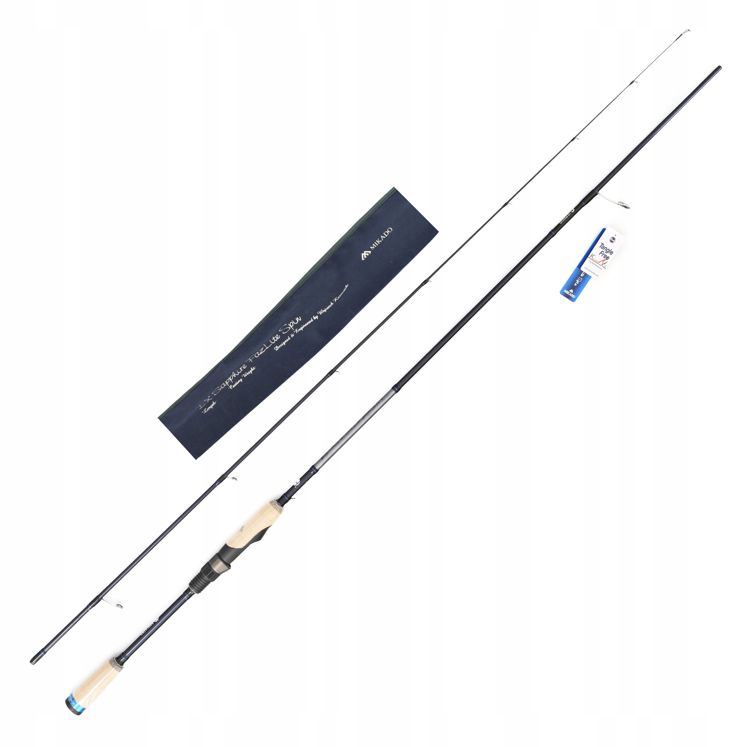 Wędka spinningowa okoniówka Mikado LX Sapphire Fazlite 2.20m -7g na okonie