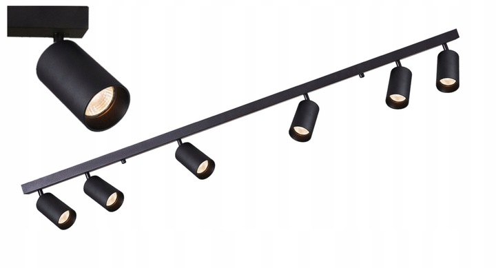 

Lampa sufitowa Listwa Szyna Spot 6x GU10 Premium