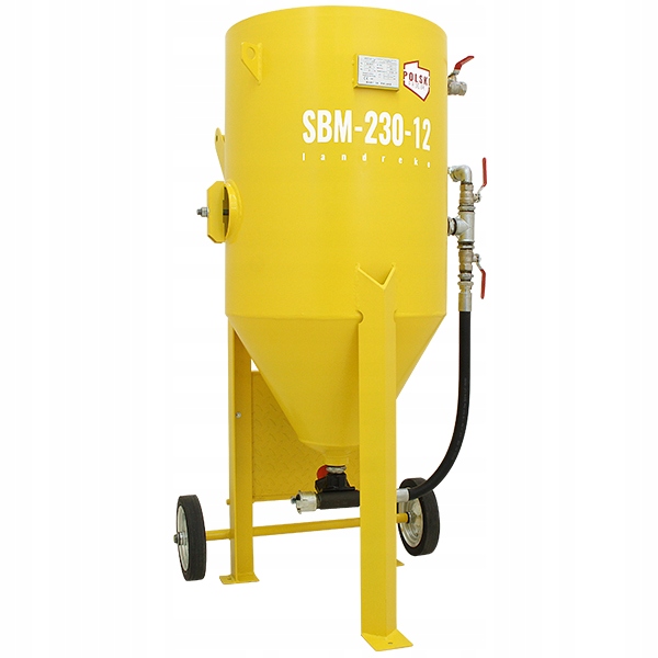 POLSKA MOBILNA PIASKARKA CIŚNIENIOWA 230LITRÓW 12BAR