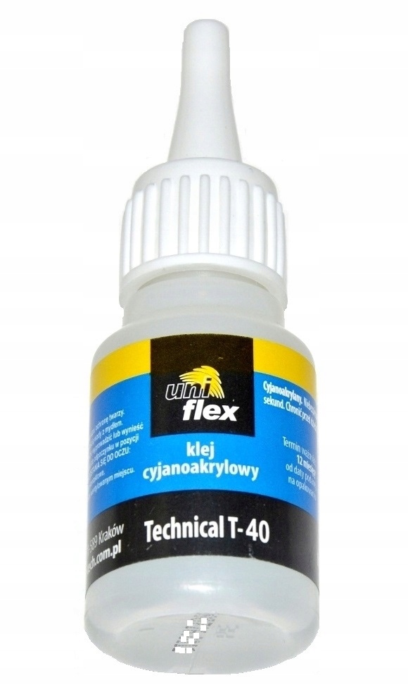 Klej Uniflex Sekundowy Cyjanoakrylowy 20G