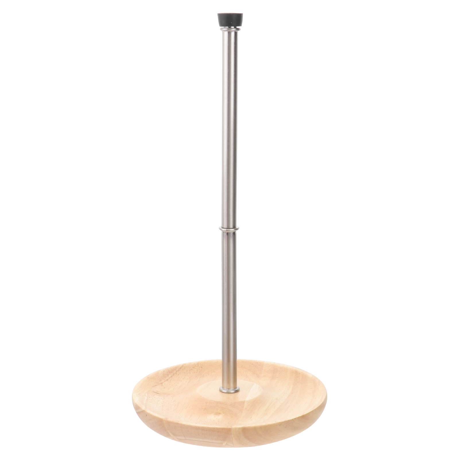 STOJAK NA KARAFKI DO WINA Z DREWNIANĄ PODSTAWĄ