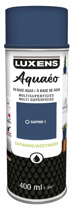LUXENS FARBA NA BAZIE WODY SPRAY WODNY GRANATOWY SZAFIROWY PÓŁMAT 400ML