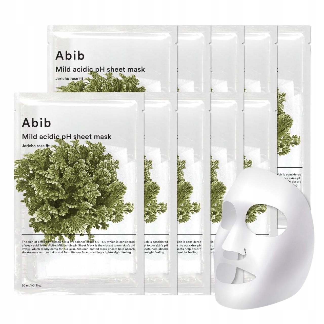 Korejské masky Abib Mild Acidic Ph Jericho Rose Fit Hydratační 10 ks