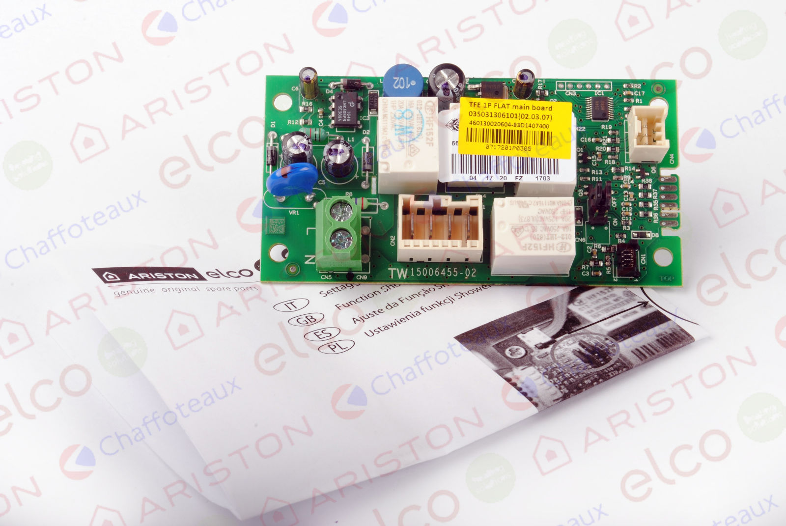 Elektronický doskový modul pre Ariston Velis Vls 65151293