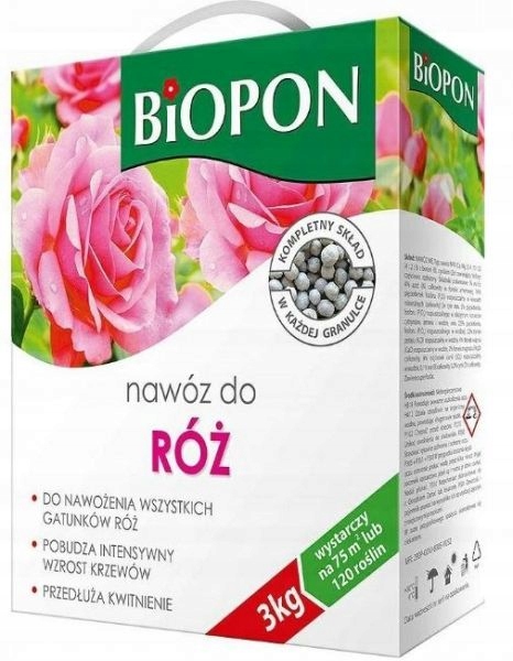 

Wieloskładnikowy Nawóz do Różnych Gatunków Róż