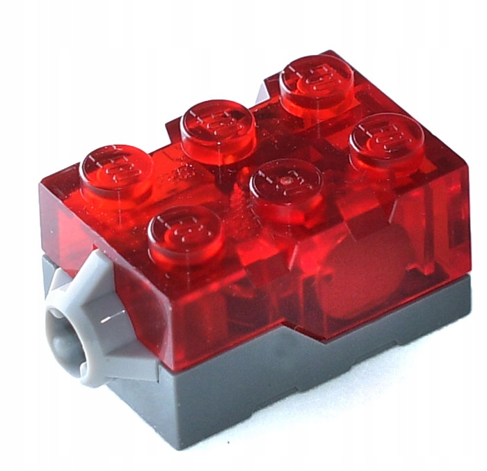 

Lego klocek świecący czerwony Led Oryginał
