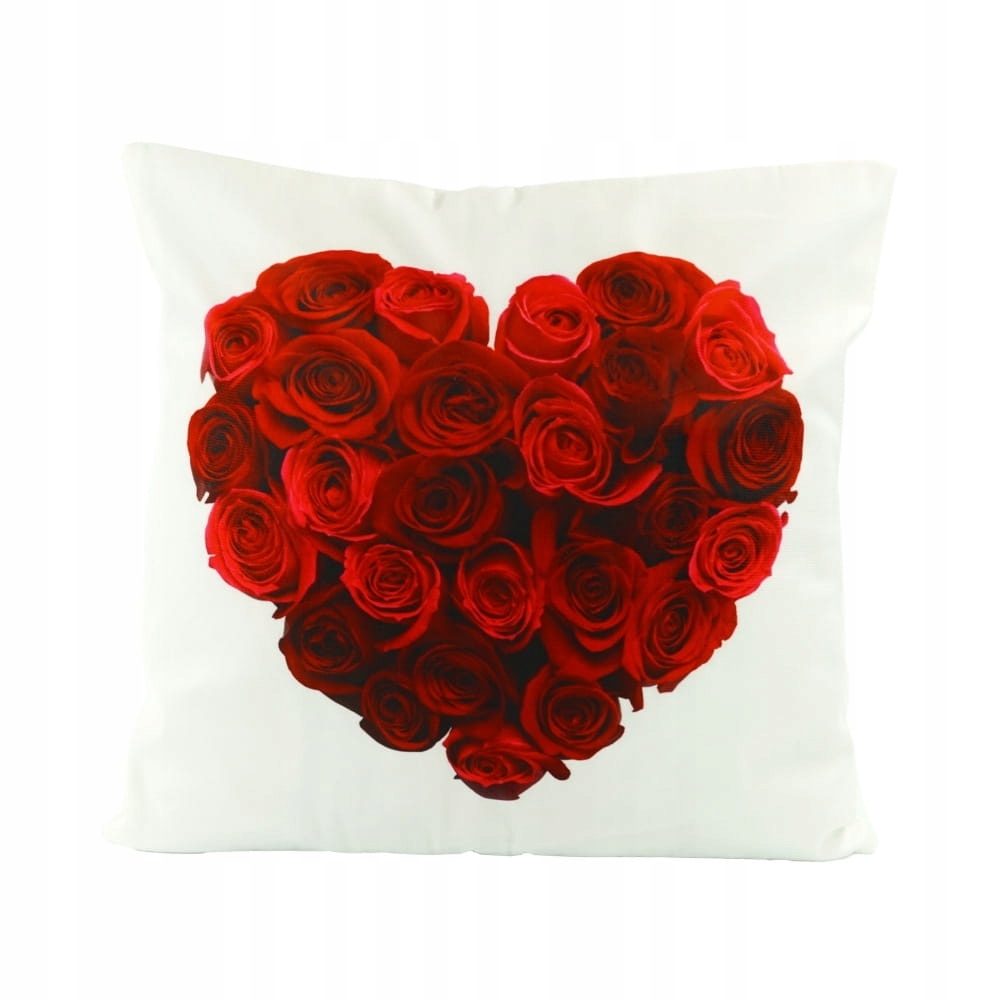 

Poszewka Na Poduszkę Jasiek 45x45 cm Serce z Róż