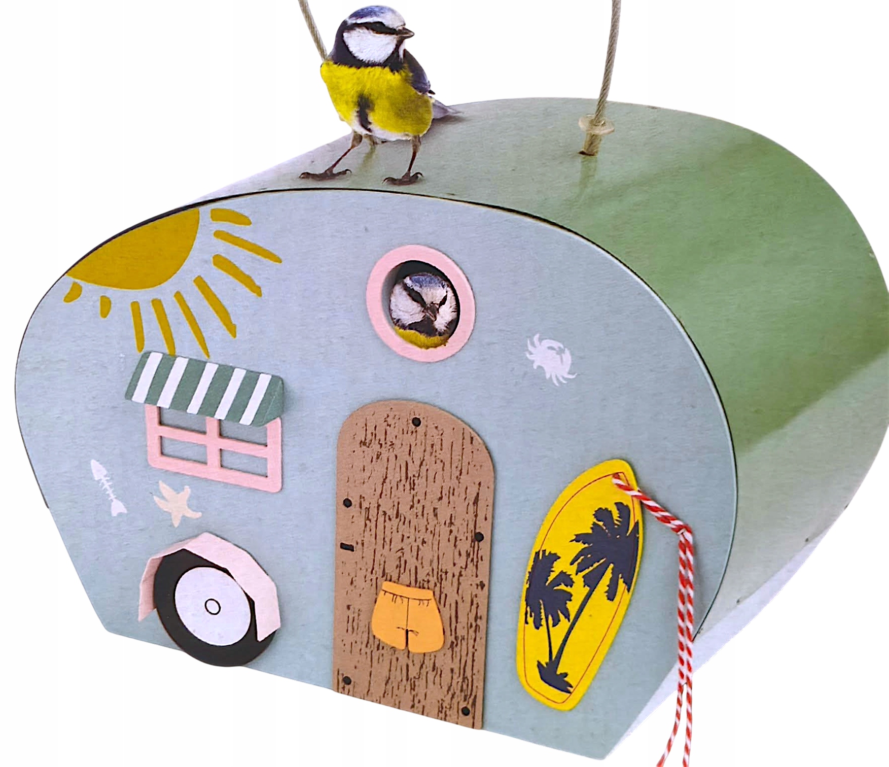 Budka pro ptáky Zoofari, hnízdní budka, domeček pro ptáky, vila pro ptáky