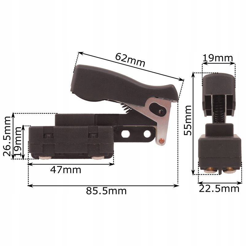 Wyłącznik DO DeWALT DWE399 DWE398 DWE397 DWE396 Rodzaj włącznik