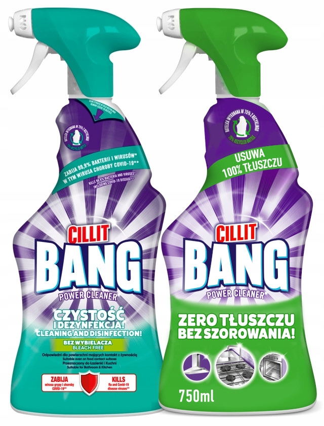 

Cillit Bang tłuszcz pleśń czystość w kuchni 1500ml