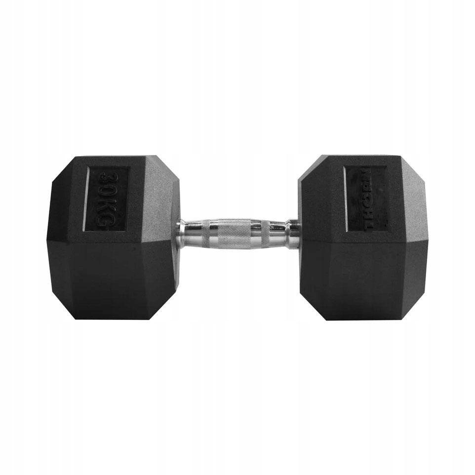 Hantel Heksagonalny Gumowy Thorn Fit Hex Rubber Dumbbell 30,0kg