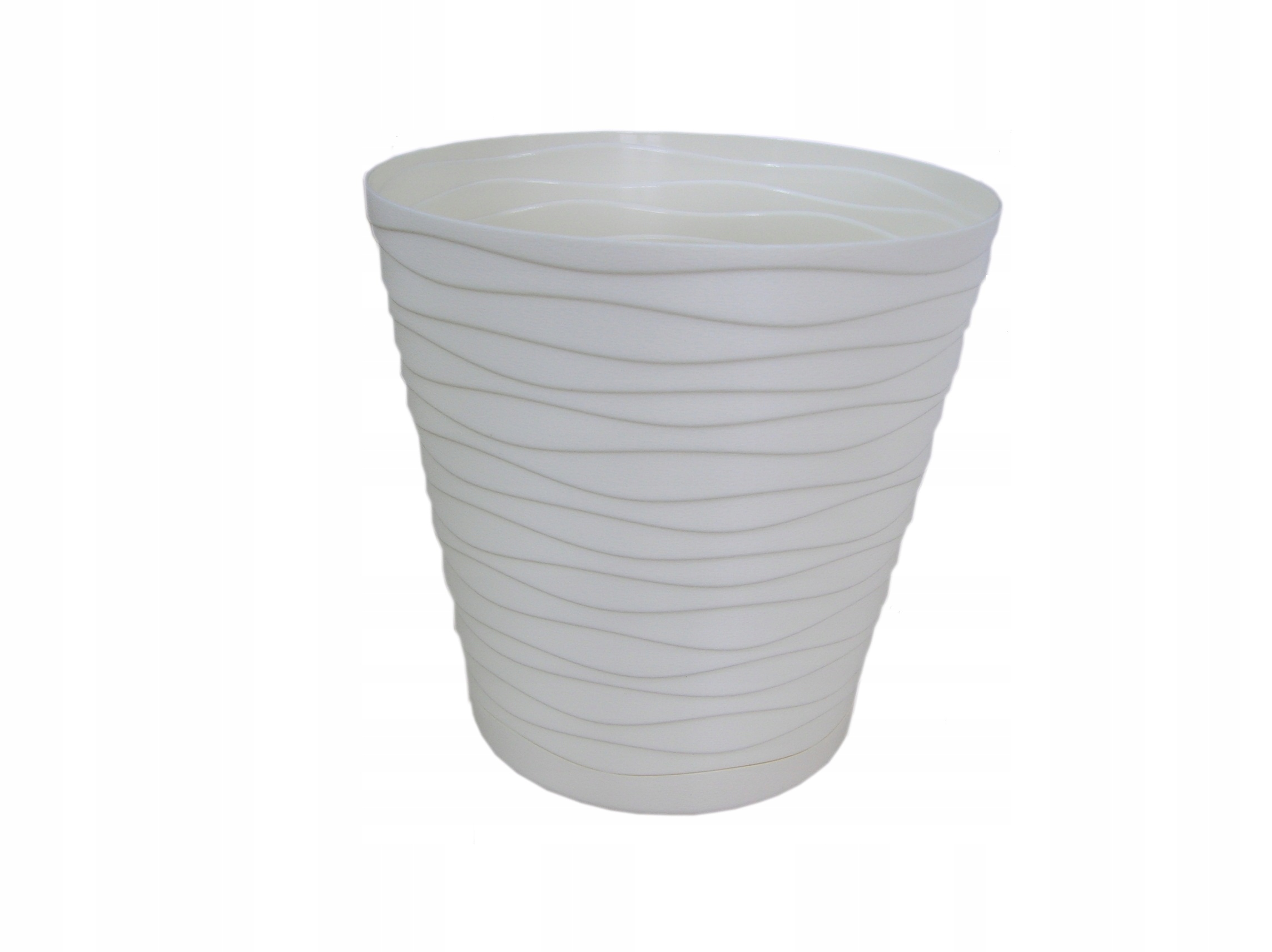

Doniczka Osłonka Tedi 21 CM Ecri Krem Plastikowa