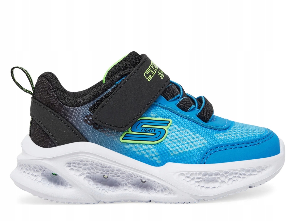 Buty niemowlęce Skechers 401495NBKBL Skechers Meteor-lights Krendox Niebies