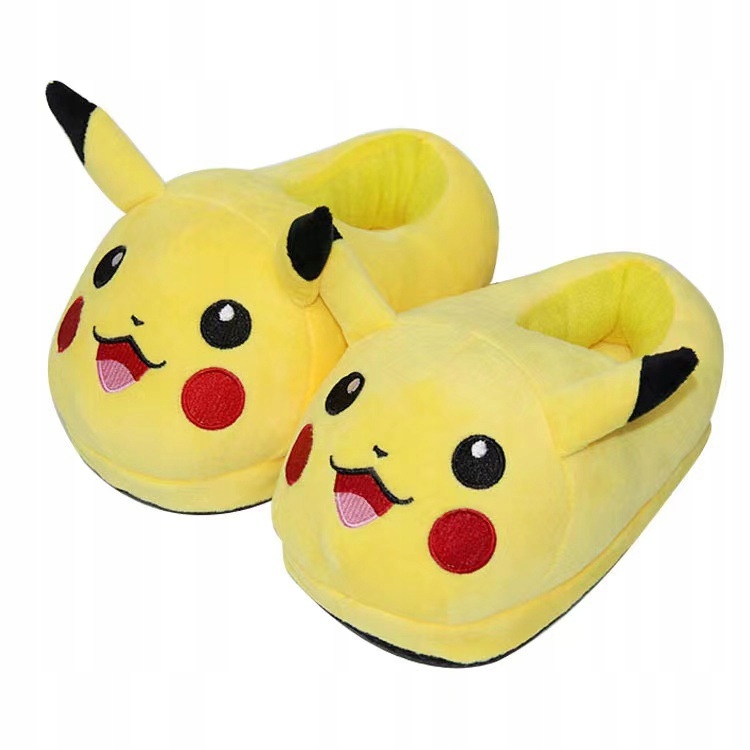 

Zimowe śliczne pluszowe kapcie Pikachu