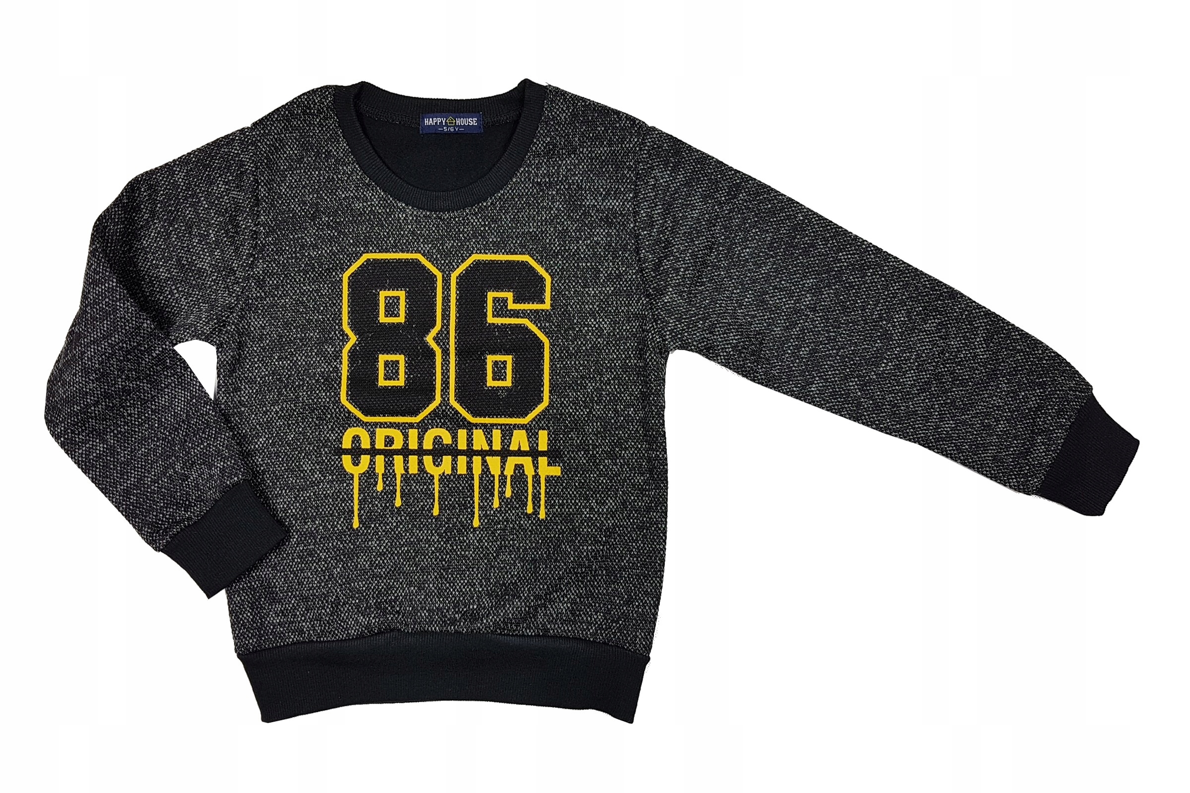 

Ciepła bluza 86 Oryginal r 6/7 - 122 cm Grey