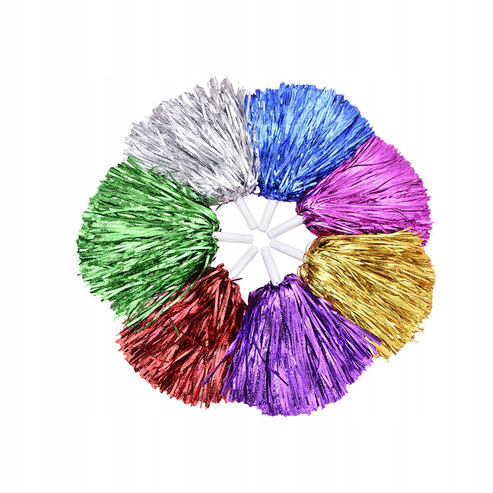 POM POM CHERLEADERS PLASTIKOWE 14 SZT