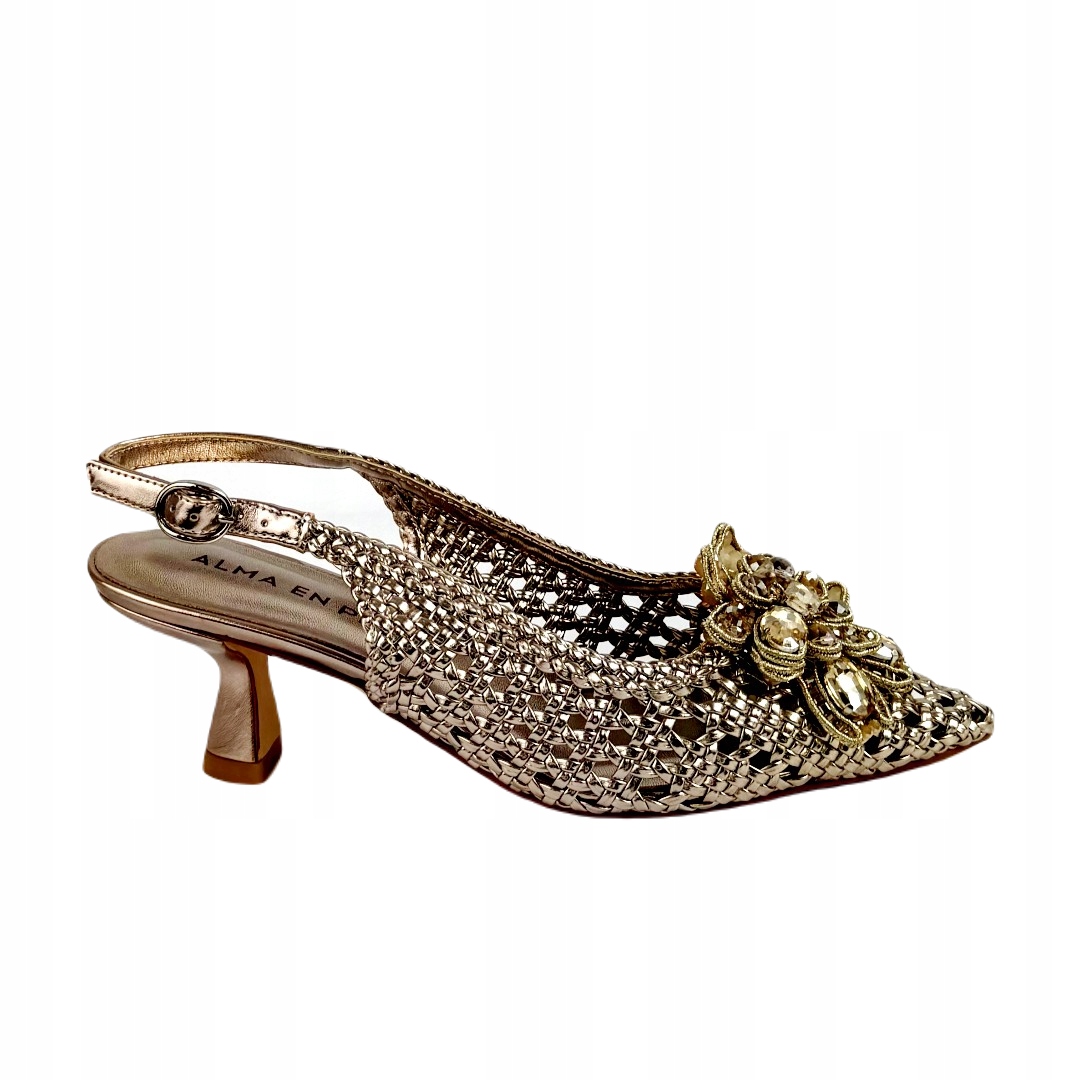 Dámské sandály Alma En Pena V240301 Luna Bronze 37, zlato