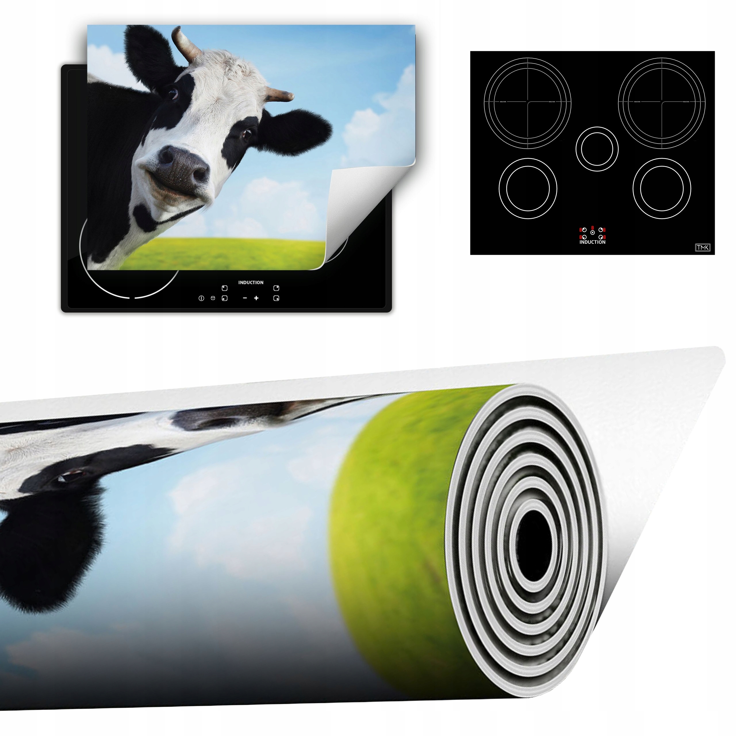 Vinylová Podložka Do Kuchyně Více Místa 70x52 Kráva