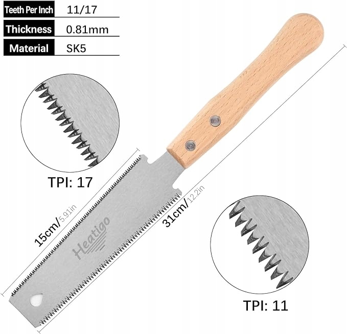 PIŁA RĘCZNA DO DREWNA JAPOŃSKA PRECYZYJNA PODWÓJNA Marka inna