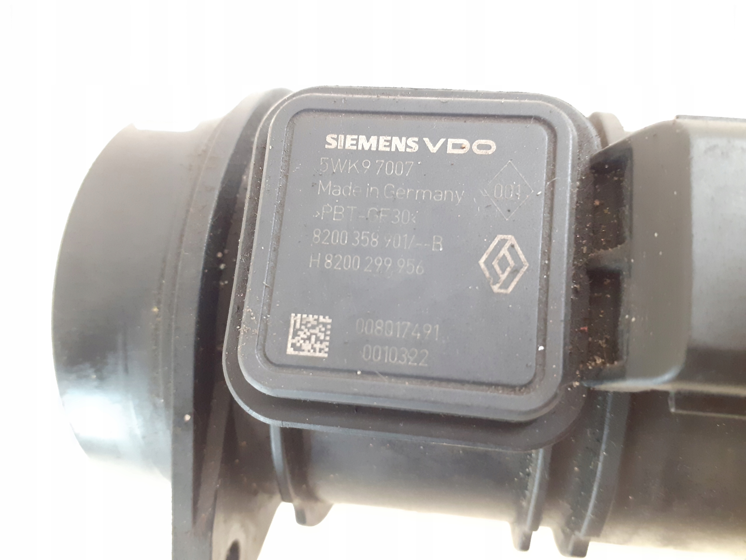flow meter RENAULT LAGUNA III 1.5DCI