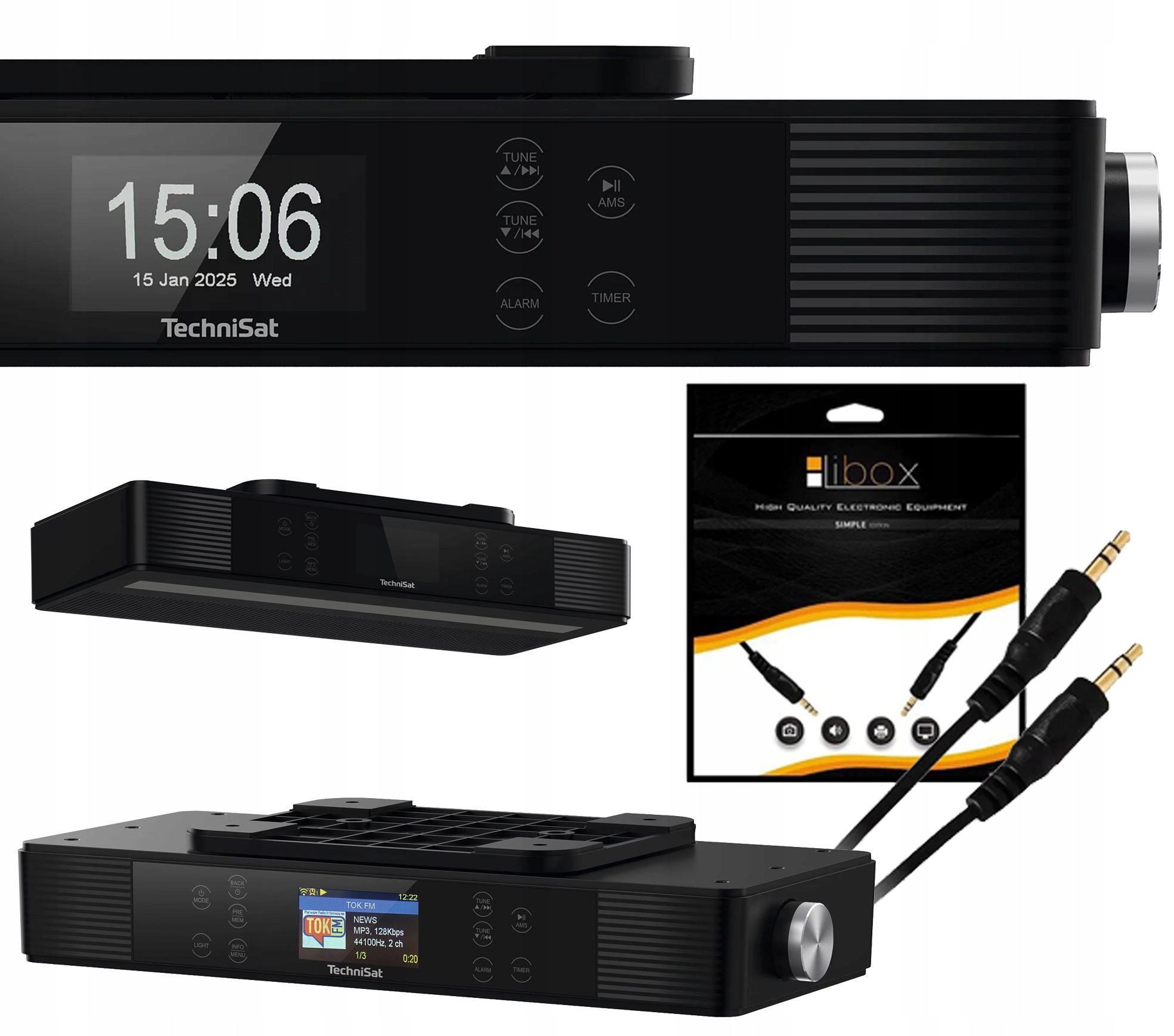 Kuchyňské Rádio Technisat Kitchenradio Ir Wifi Kabel 1 m Jack 3,5 mm Bonus