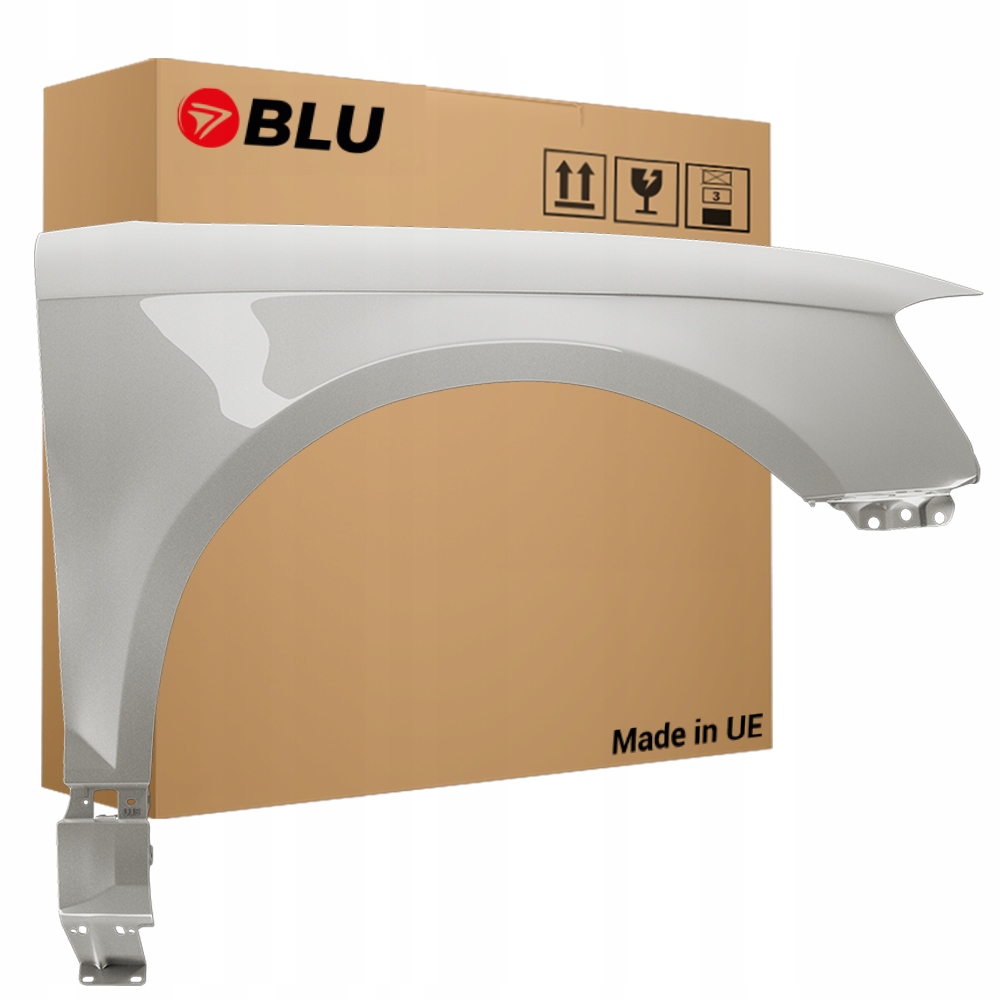 Blu Blatník Audi A3 8P lift LX7W pravý stříbrný 08-12 přední