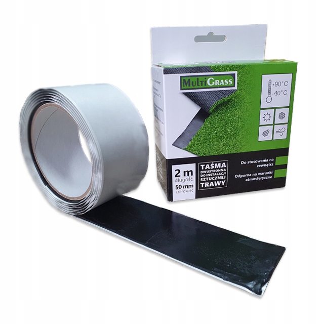

Taśma Do Sztucznej Trawy 50mm Rolka 2m Dwustronna