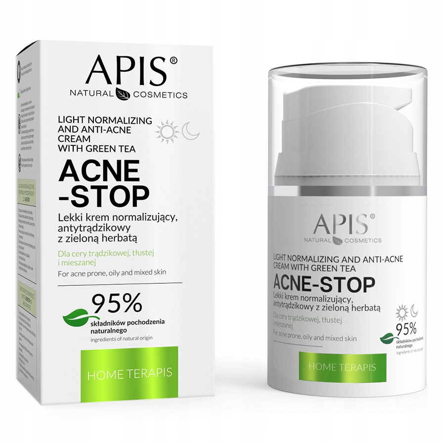 Apis Home TerApis Acne-Stop Krem z Zieloną Herbatą 50ml