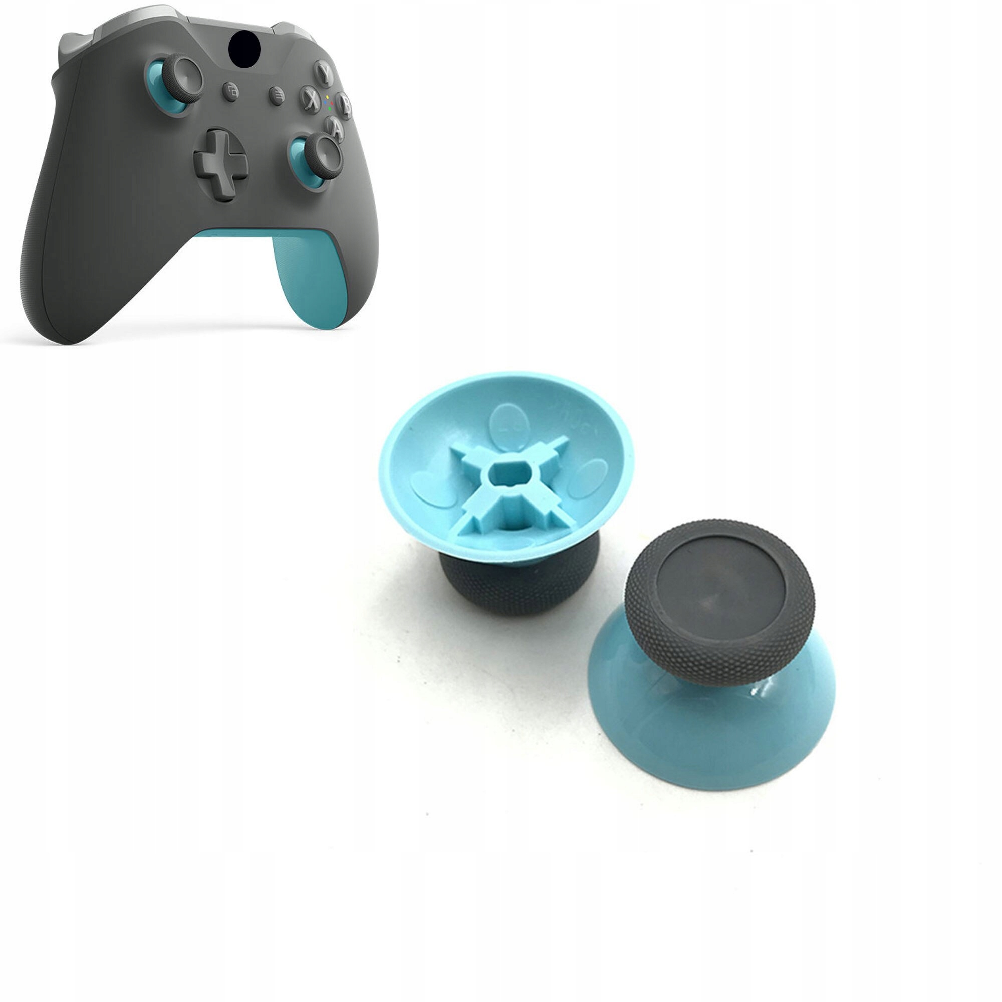 Houba na analog originál tyč padu Xbox One One S Šedo-modrá