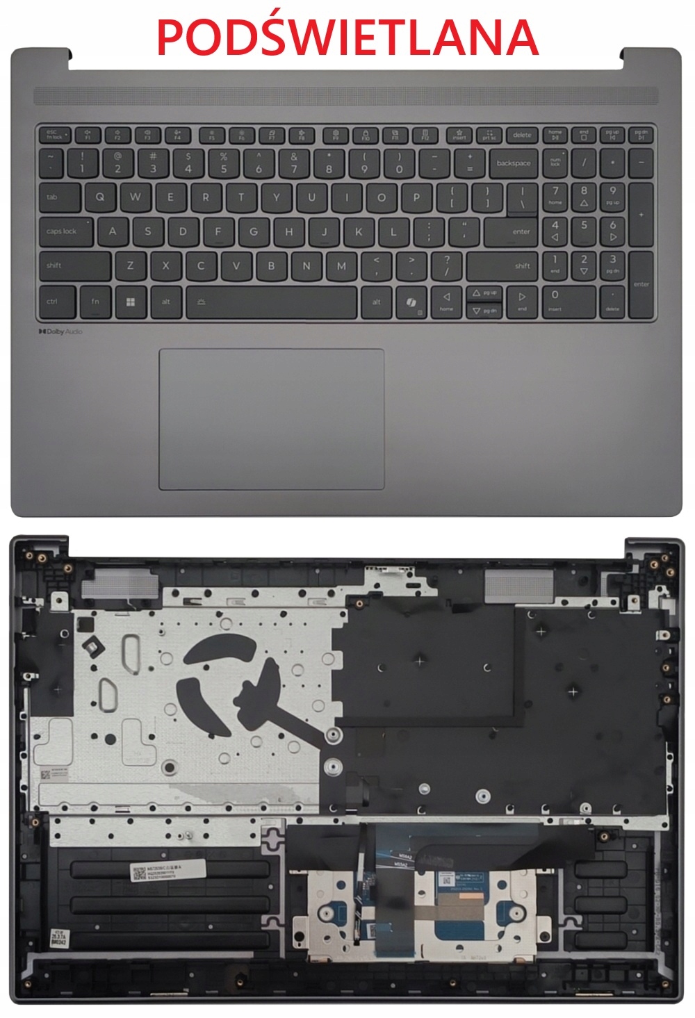 Nowy Palmrest +klawiatura Lenovo IdeaPad Slim 5 16IRH10 16ARP10 16AHP10 Led