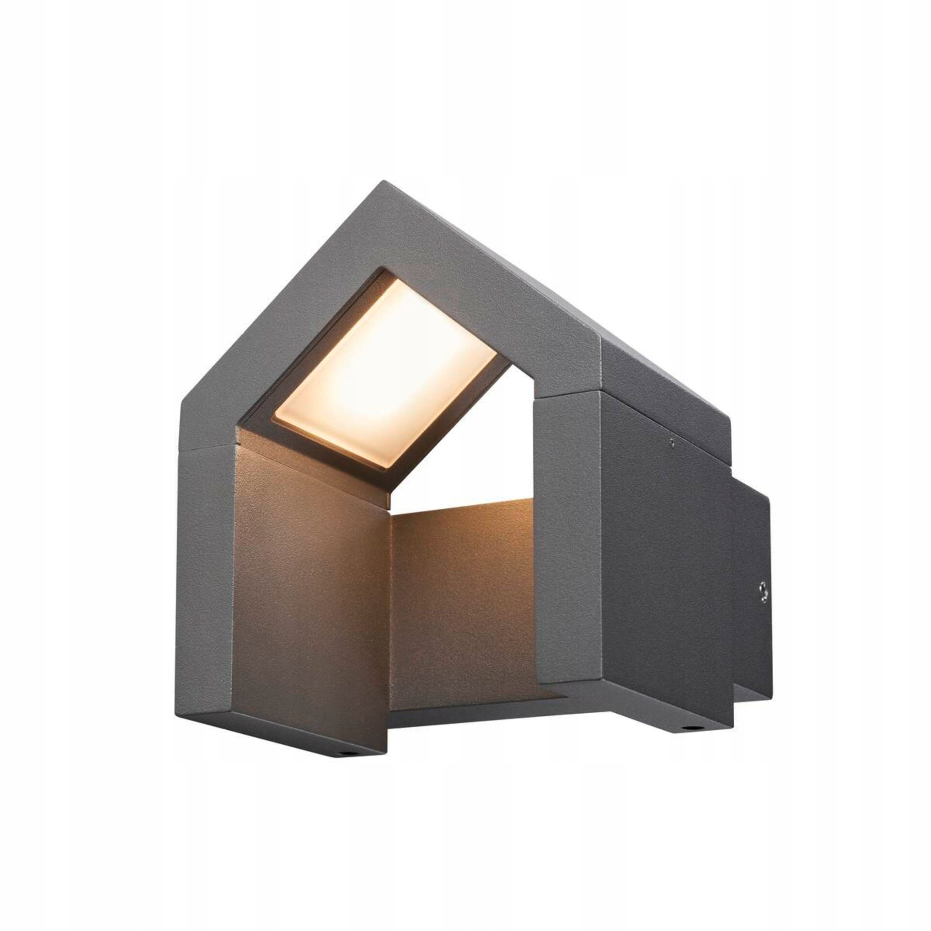 Slv Big White Bona vonkajšie nástenné svietidlo Led, IP54, antracit, 3000K 10