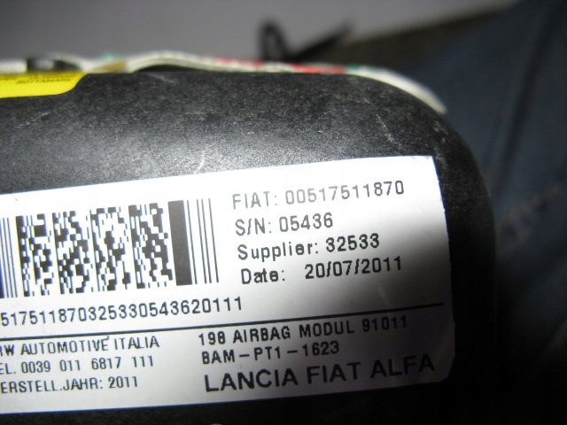 Airbags+Gurten LANCIA DELTA III