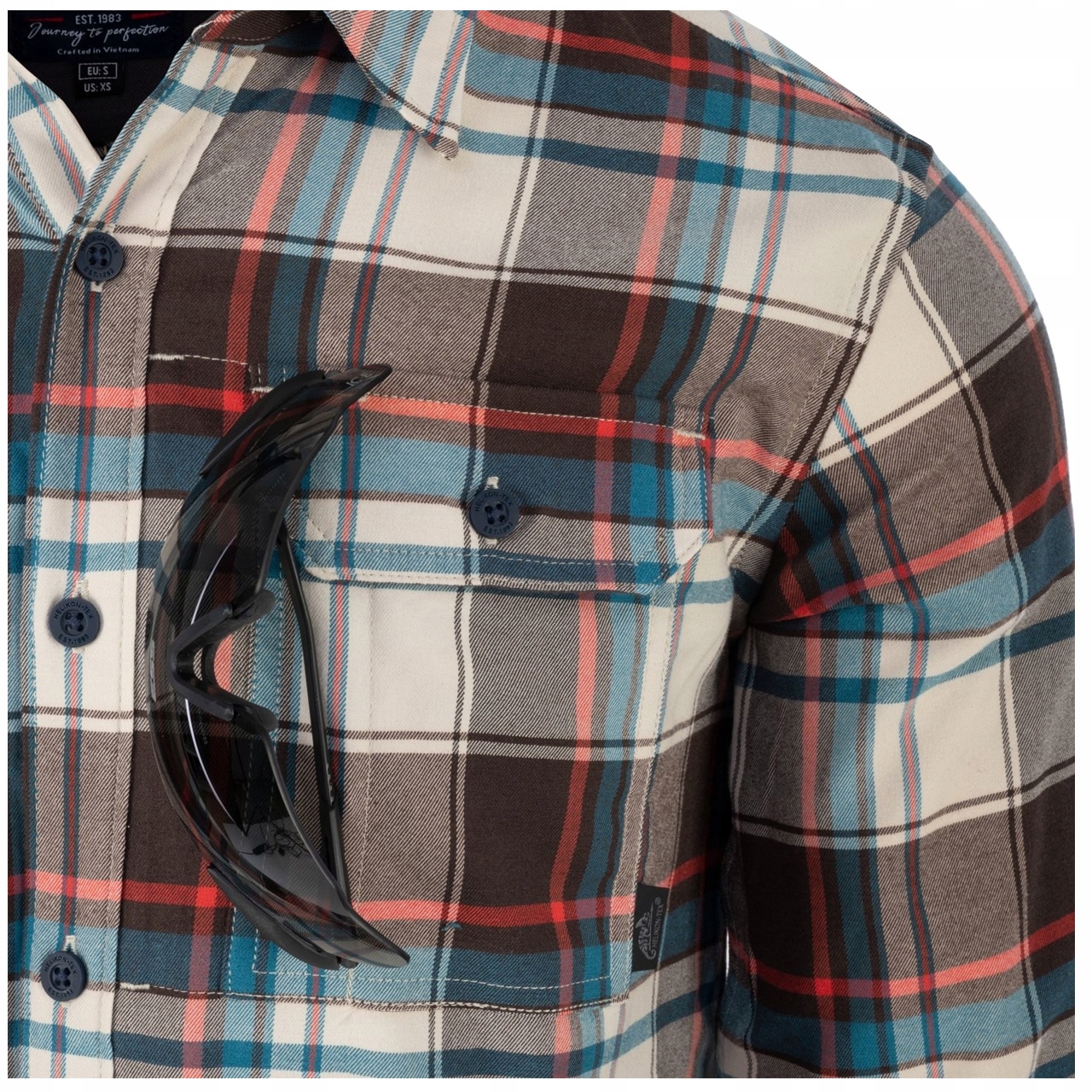 Koszula w Krate Flanelowa Męska HELIKON Casual Taktyczna na co Dzień XS Marka Helikon-Tex