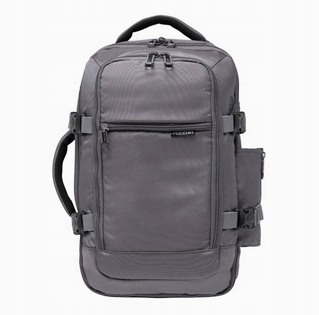 Plecak Puccini PM90171-4B szary bagaż podręczny do Wizzair 40x25x20 cm