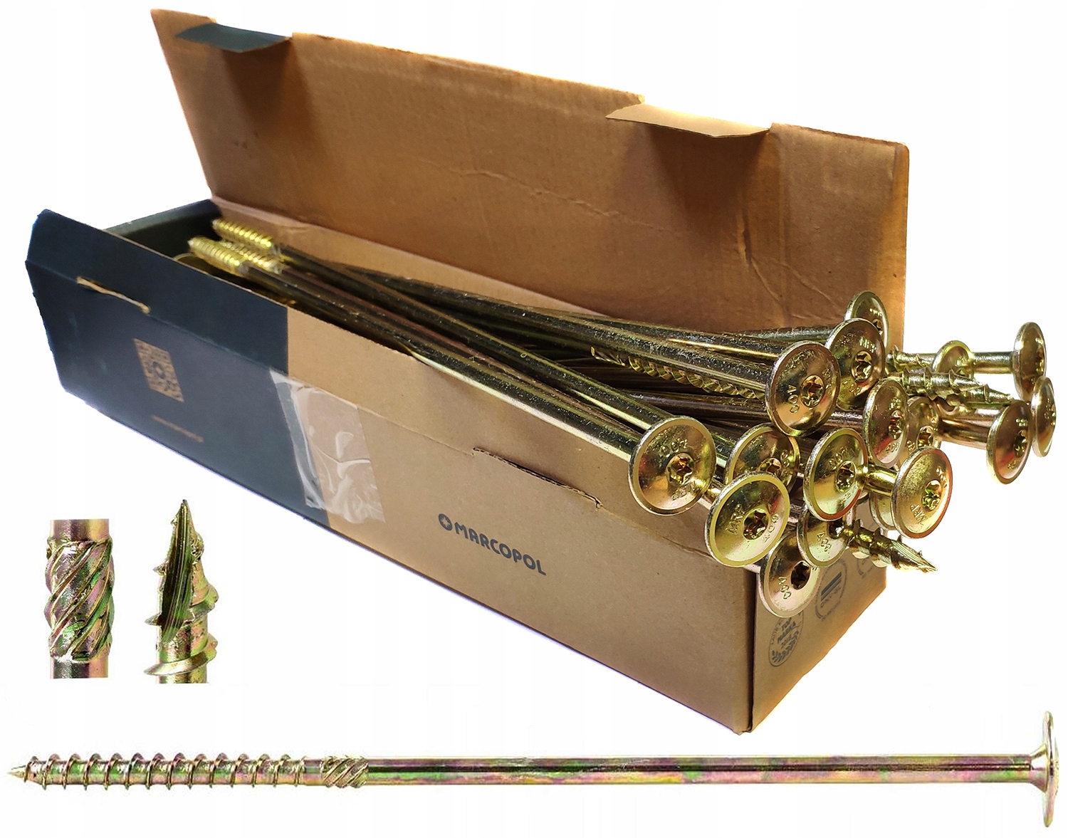 

8x360 Wkręty Ciesielskie Torx Talerz Talerzowe 50s