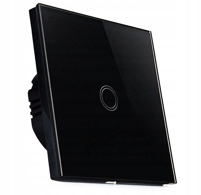 

Włącznik ścienny dotykowy Led szklany pojedynczy