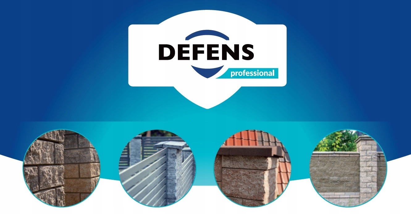 Klej Defens Bond 290 ml do ogrodzeń beton bloczków Zastosowanie uniwersalne
